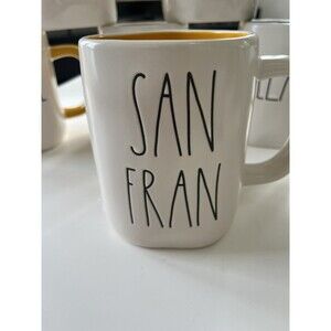 NEW Rae Dunn by Magenta "San Fran" Two Sided Mug BRAND NEW California SFO